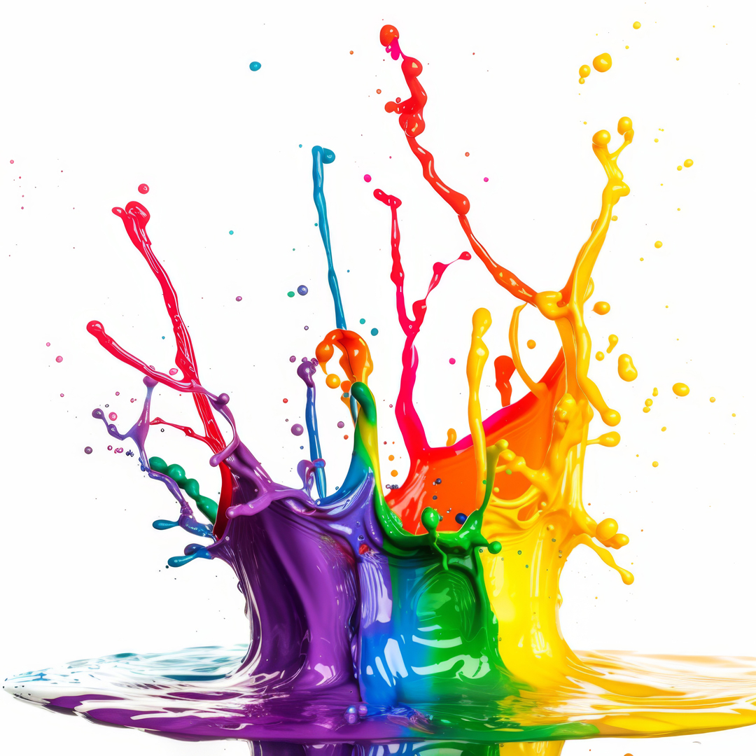 color-splash-white-background